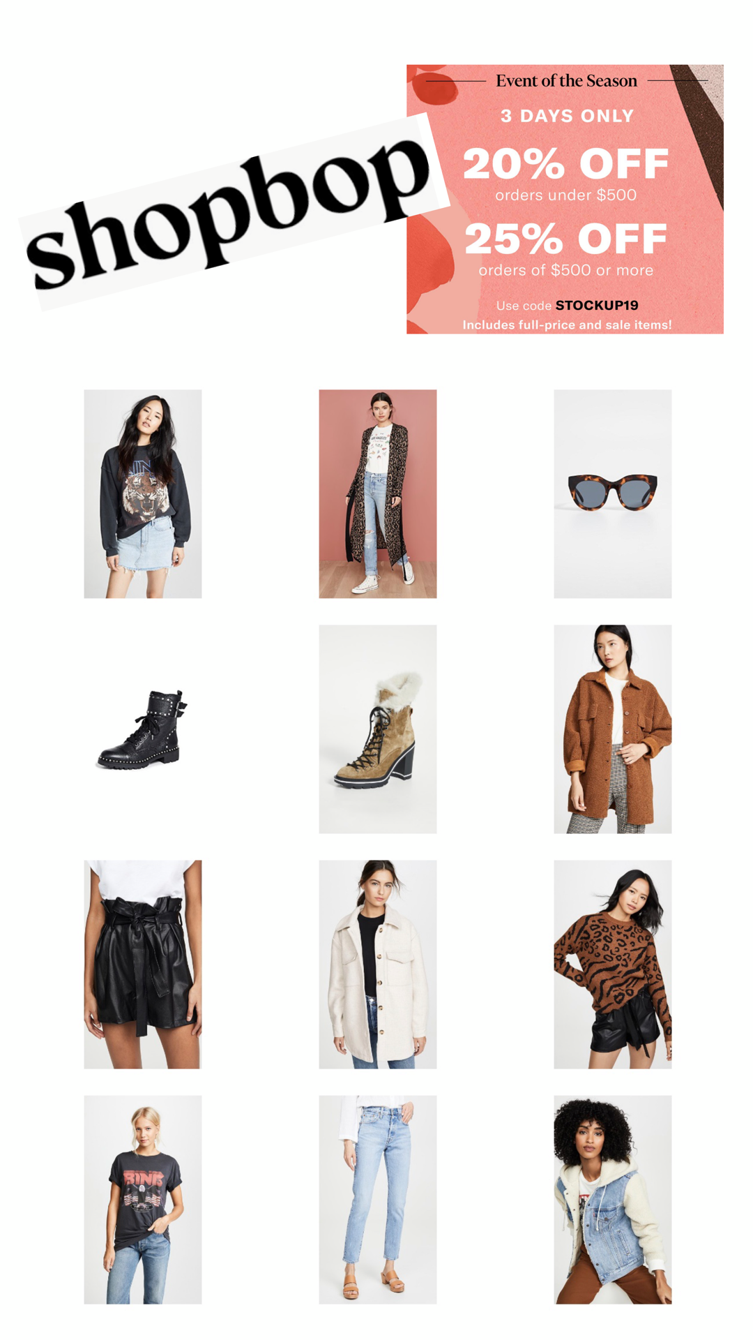 Shopbop Sale Beaus and Ashley