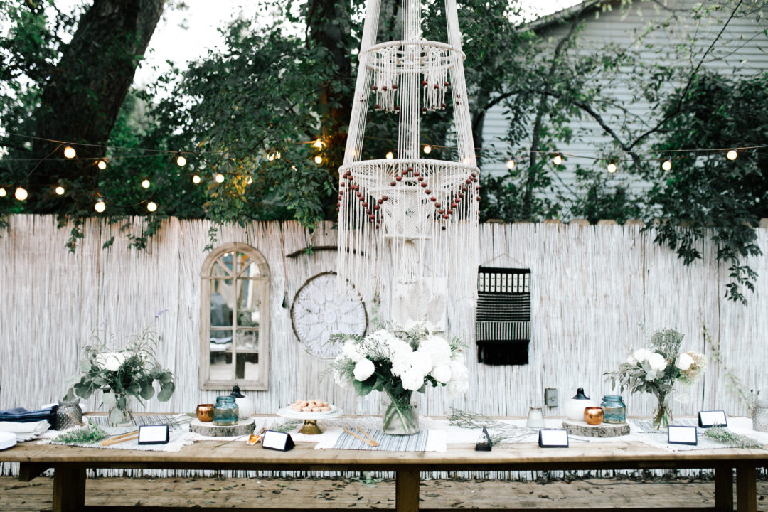 boho decor party