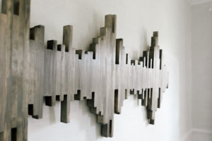 sound wave wall art