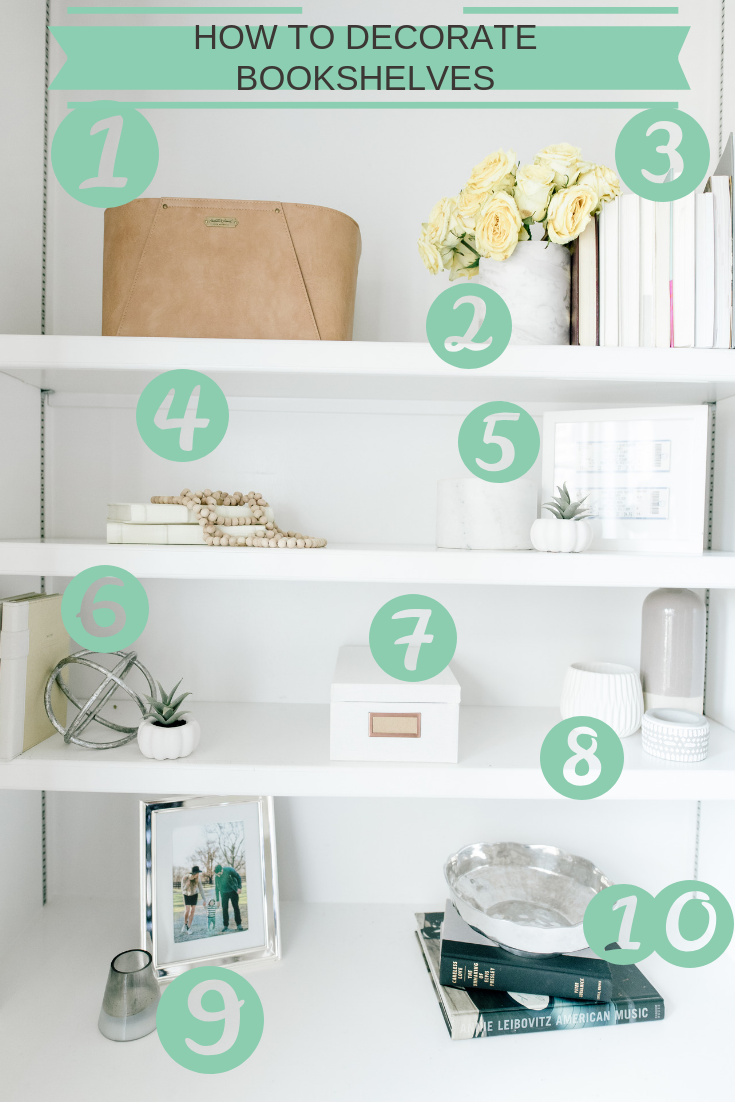 How To Decorate Bookshelves A Styling Cheat Sheet Beaus And Ashley