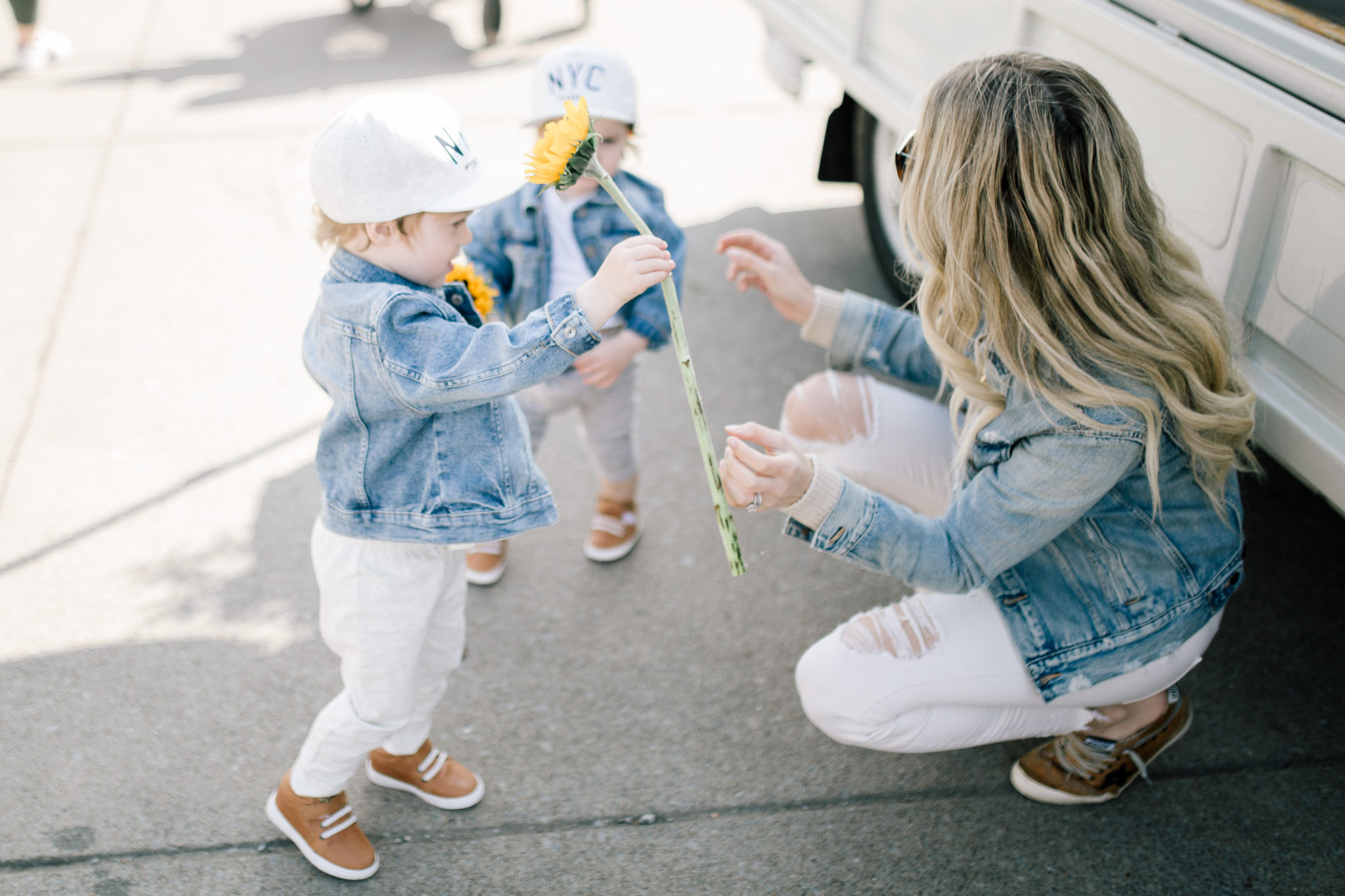 mommy and me denim outfits