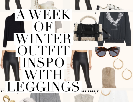 a week of winter outfit inspo with leggigns